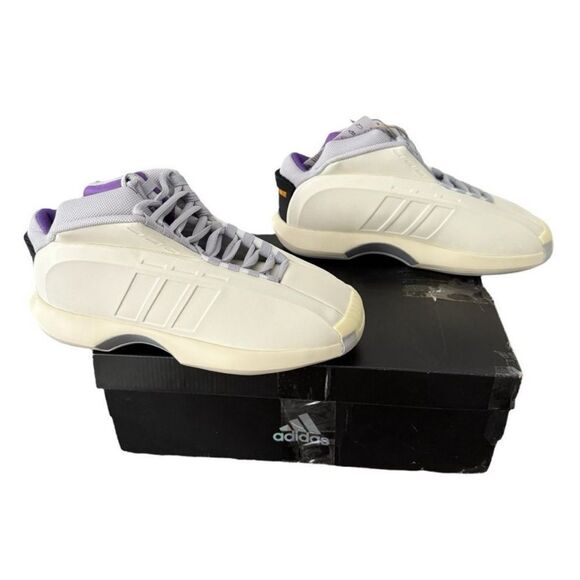 Adidas Crazy 1 Cream White Purple Basketball Shoes Men\'s 7.5 NWT IG3735 Kobe main image 11